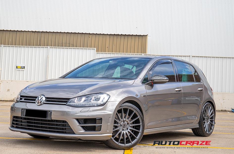 VOLKSWAGEN GOLF FORM MATTE GUN METAL